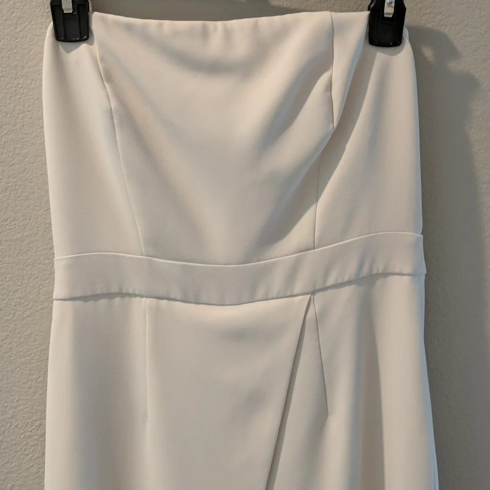White House Black Market Strapless Pantsuit - Picture 5 of 7